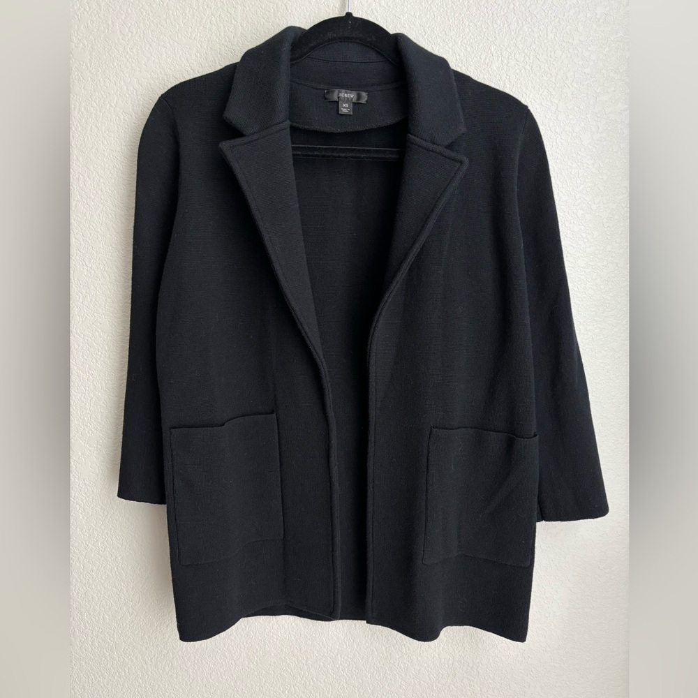 J. Crew, Blazer Jacket, Black, XS